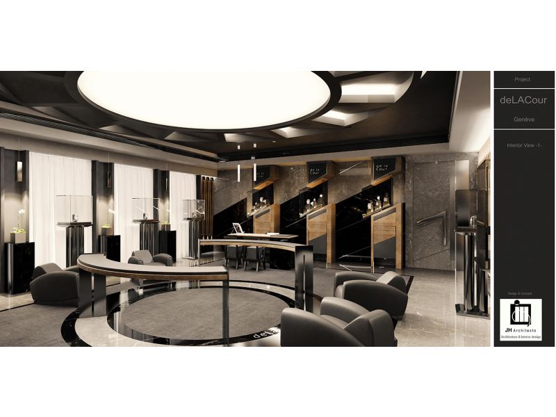 DeLaCour Luxury watches showroom - Geneva